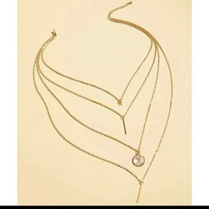 Star, Bar, Shell Summer Layered Necklace